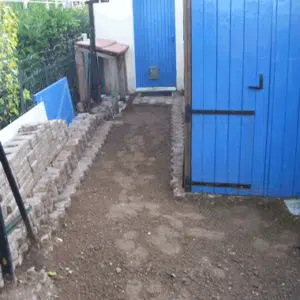 Remise en état du terrain après travaux.